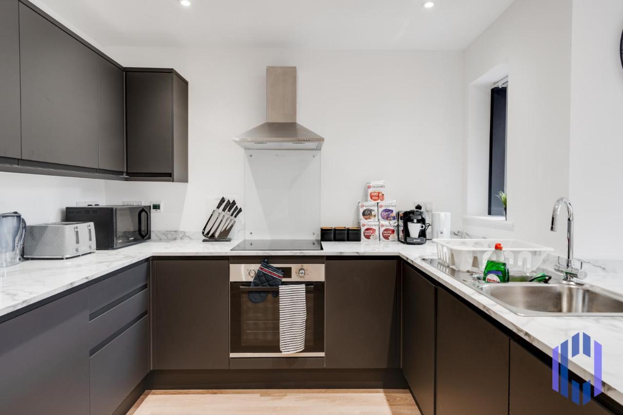 Stylish 4Bd - Coop Live - Etihad - Parking - Ev Villa Manchester Bagian luar foto